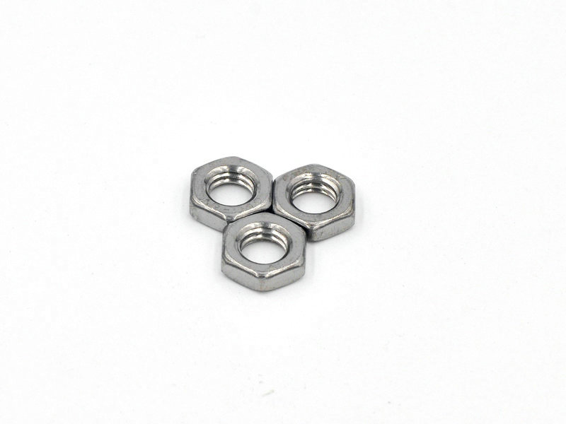 DIN439 hexagon thin nut with chamfering Angle