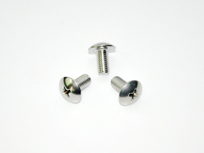 cross recessed screw with oval head